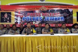 Kasus Tindak Pidana 2016 di Polres Jember Meningkat