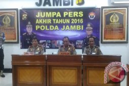 Jumlah kriminalitas di Jambi turun selama 2016