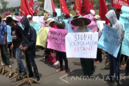 Petani Desak Pemkab Blitar Hentikan Pengalihan Hak Guna Usaha