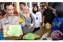 Polresta Pontianak Kembali Musnahkan Lima Kilogram Sabu