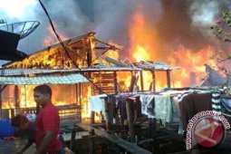 Puluhan Rumah Hangus Terbakar di Sibolga