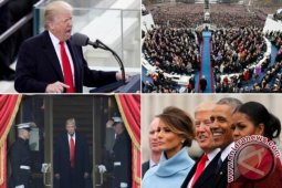 Seputar pelantikan Donald Trump jadi Presiden ke-45 AS