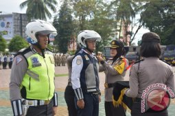 Polres Tebing Tinggi Gelar Apel Liong Toba 2017