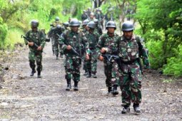 Prajurit "Bajra Ghosa" Roket-1 Marinir Laksanakan Hanmars