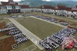 Foto Udara Apel Gabungan