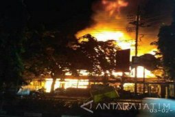 Pasar Baru Kabupaten Gresik Terbakar