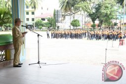 Pj.Walikota Hadiri Apel Siaga Panwas