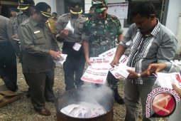 411 surat suara rusak di Sabang dimusnahkan