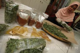 Aminah Jual Pecel Semanggi dengan Cara Modern