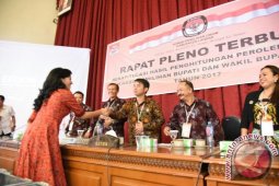 KPU Tetapkan Karolin-Heriadi Sebagai Pemenang Pilkada Landak