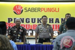 Wabup Asahan Kukuhkan Satgas Saber Pungli
