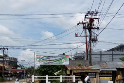 PLN: Tali Layang-layang Padamkan Aliran Listrik Kalbar