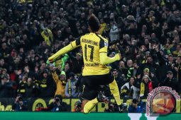 Aubameyang Antar Dortmund Melenggang Ke Perempatfinal
