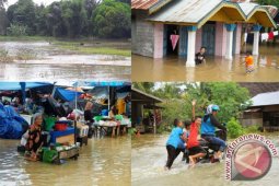 Ratusan Rumah HST Terendam Banjir
