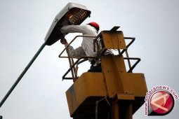 Tunggakan lampu PJU Singkil Rp1,2 miliar