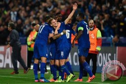 Dwigol Vardy bantu Leicester bekuk Fulham