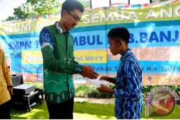 Wabup Banjar Apresiasi SMPN 1 Astambul
