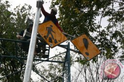 Ketersedian rambu lalulintas di jalan Sumatera memadai