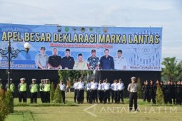 Bupati Madiun Pimpin Apel Besar Deklarasi Marka Lantas