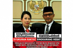 Tjhai Chui Mie Ajak Masyarakat Bangun Singkawang