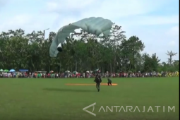 TNI AU Latihan Operasi Perebutan Pangkalan Udara