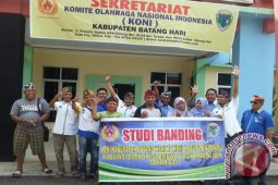 KONI Batanghari studi banding ke KONI Bantul