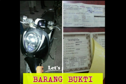 Lagi Akibat Kelalaian Tinggalkan Kunci Kontak, Motor Dicuri Orang