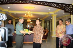 Danrem 101/Antasari Pamitan ke Bupati Batola