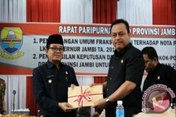 DPRD tanggapi LKPJ gubernur Jambi 2016