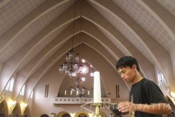 Persiapan Rangkaian Paskah Malang