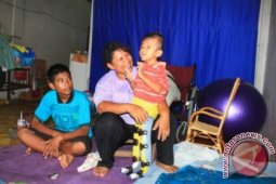 Penderita Hydrocephalus di Simalungun Mulai Beraktivitas