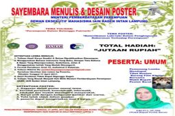 Sayembara Menulis dan Desain Poster IAIN Raden Intan