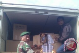 TNI Amankan Ribuan Bungkus Rokok Diduga Ilegal