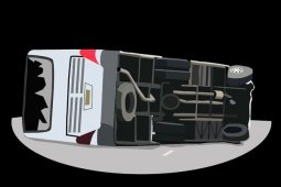 40 orang tewas dalam kecelakaan bus di Afrika Selatan