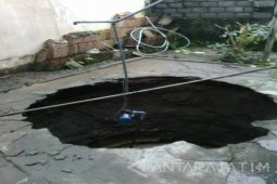 Dandim Kediri Tinjau Lokasi Sumur Ambles