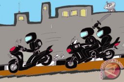 Polisi Tembak Dua Begal Motor di Indramayu