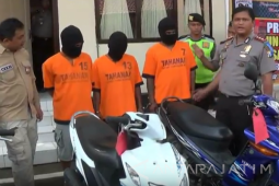 Polisi Tahan Sindikat Pencurian Sepeda Motor