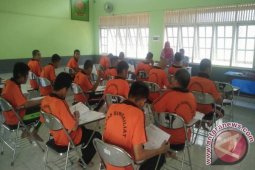34 Napi di Lapas Sungailiat Ikut UN Paket A
