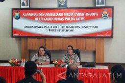 Polda Jatim Sosialisasikan "Cyber Troops" di Banyuwangi