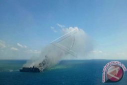 KM Mutiara Sentosa I Terbakar