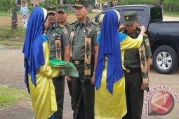 Tim Binter Pusterad Sambangi Kodim Sanggau