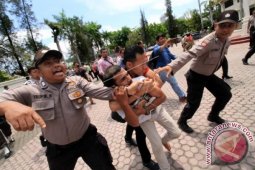 Unjuk Rasa Mahasiswa Aceh Utara
