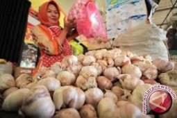 Harga Bawang Putih di Muntok Kabupaten Bangka Barat Rp57.000/Kilogram