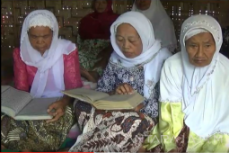 Lansia di Kabupaten Blitar Ikuti Pondok Ramadhan
