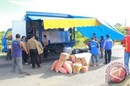 Kaltim Bantu 52 Ton Beras Korban Banjir