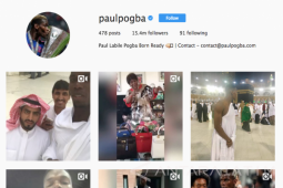Sudah 1,6 juta "Like" untuk Status Umroh Paul Pogba di Instagram