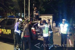 Polres Sita Ratusan Motor Peserta Balapan Liar