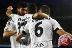 Valencia dikalahkan 10 pemain Getafe