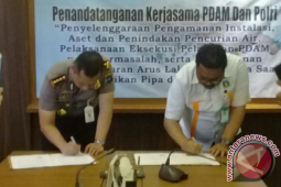 Polresta Banjarmasin Dan PDAM Jalin Kerja Sama