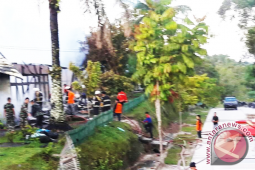 Barak Bujangan Batalyon 642 Kapuas Terbakar